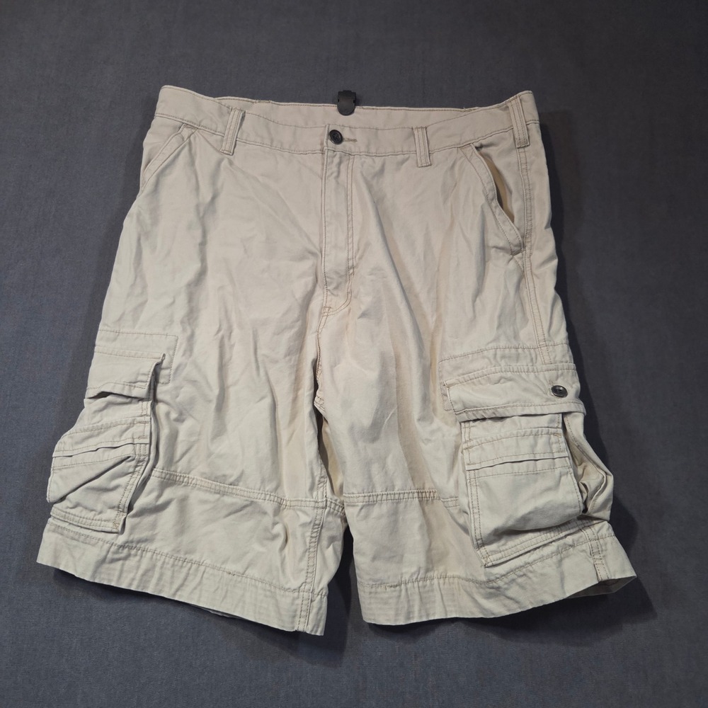 Levi's Cargo Shorts Mens 40 Tan Khaki Utility Multi-Pocket Outdoor Casual
